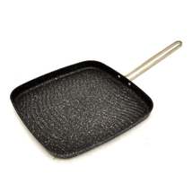 Starfrit the rock grill pan 10 width non stick surface black thumb200