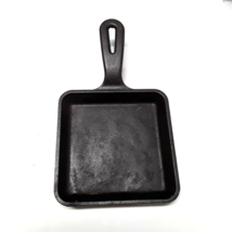 Lodge Cast Iron 5" Square Griddle 5WS Pan USA - £11.31 GBP
