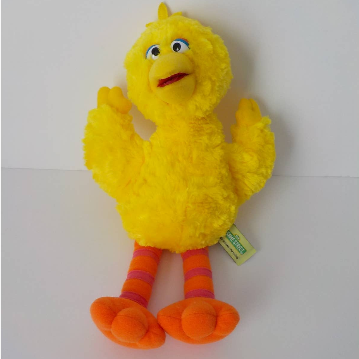 Vintage Gund Sesame Street Big Bird Plush Toy 14" Stuffed Animal Yellow Orange - £12.65 GBP