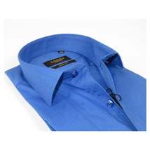 Men Shirt Hankie CASILA Turkey Cotton Blend Long Sleeves 501760-19 Royal Oxford image 2