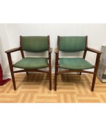 Hans Wegner Jh-515 Teak Armchair Pair for Johannes Hansen mid century mo... - £2,754.19 GBP