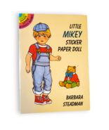 Little Mikey Sticker Paper Doll 1994 Barbara Steadman Dover Publication ... - €5,25 EUR
