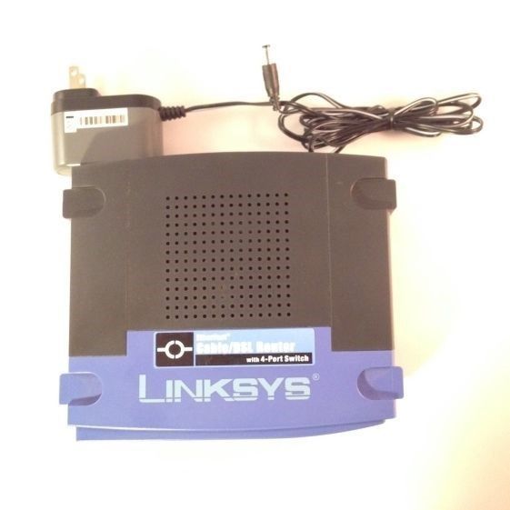 Linksys Cisco Cable/DSL ROUTER BEFSR41 version 4 WIRED 4 port switch Etherfast - $16.95