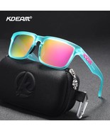Unisex Polarized Square Sunglasses with Zipper Case - $694.36 MXN+