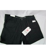NWT Vanilla Star Mid Rise Midi Jr Sz 5 Black Five Pocket 4&quot; Short Org $24 - €8,26 EUR