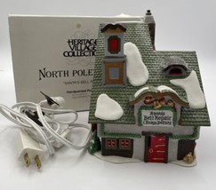 Dept 56 NORTH POLE SERIES Santa&#39;s Bell Repair Heritage Village Collection 56389 - £23.07 GBP