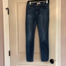  FRAME distressed skinny blue jeans SZ 29 EUC - £43.68 GBP