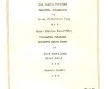 Mount Royal Hotel Menu London  Rake&#39;s Progress Dinner 1971 - $39.70