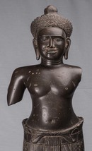 Antique Preah-Ko Style Sandstone Vishnu Torso - Protector - 91cm/36&quot; - £5,856.83 GBP