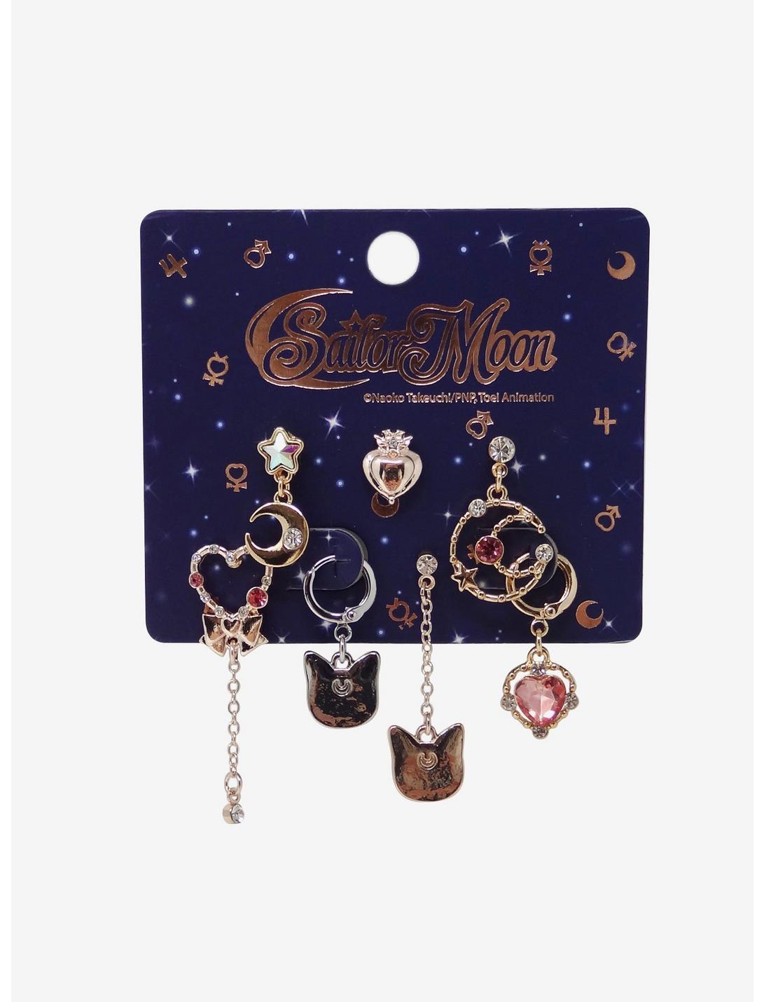 7x Sailor moon Symbols, Luna &amp; Artemis Individual Kawaii Cute Cosplay Ea... - $16.99