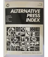 Alternative Press Index 1999 Volume 31 ISSN 0002662x Banned Books - $209.13