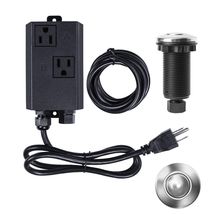 Garbage Disposal Air Switch Kit Dual Outlet Sink Top Waste Disposal Long - $17.82