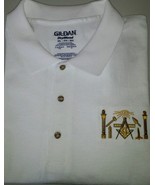 Freemason Masonic symbols Embroidered Polo Shirt Mason Shriner Shirt EMB... - $641.12 MXN+