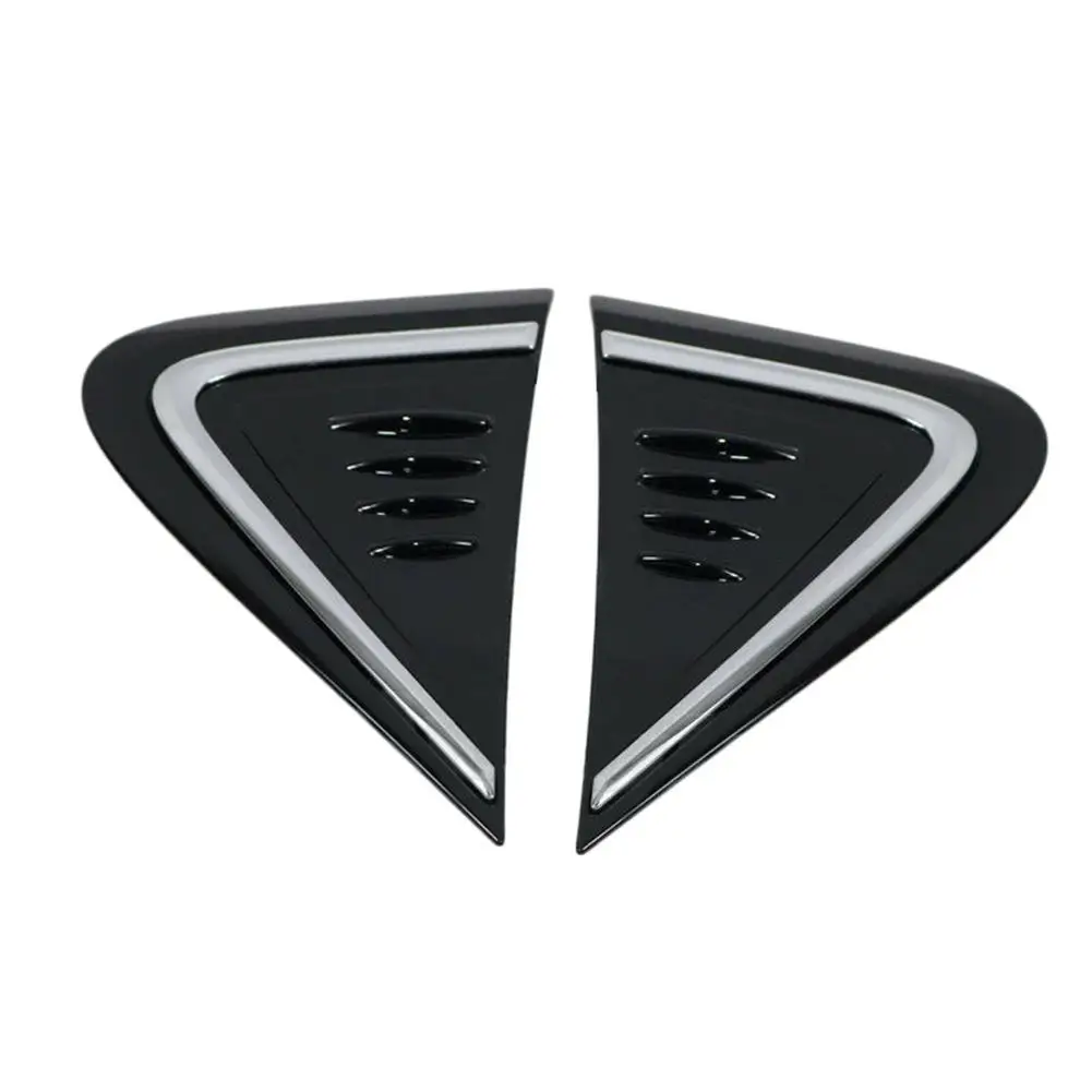2PCS/set ABS Black Outer Side Front Door Fender Frame Trim for Toyota C-HR CHR - £21.80 GBP