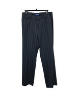 Dockers Women Pants Black Pin Striped Size 10 M  Stretch Trousers Norm Core - £15.33 GBP