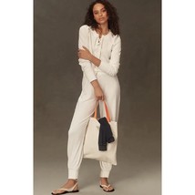 Anthropologie Sundays TORY Lounge Knit Jumpsuit | Sz S, Cream White NEW ... - $60.78