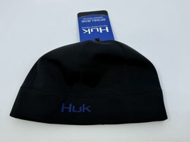 Huk Softshell Beanie Hat Windproof Fishing Performance Black Outdoors Hu... - £23.73 GBP