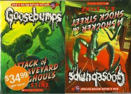 Goosebumps 10 book set: the blob that ate everyone, attack of the graveyard ghou - £20.00 GBP