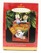 VINTAGE 1997 Hallmark Keepsake Christmas Ornament Friendship Blend Tea Mice - £19.60 GBP