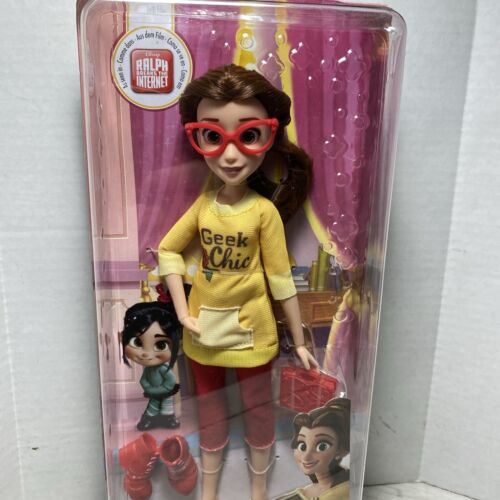 Disney Princess Comfy Squad Doll BELLE Ralph Breaks The Internet Geek Chic - $19.79