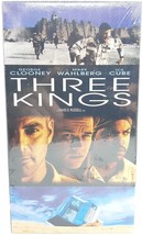 Three Kings by Warner Bros VHS tape  2000 NIP ~ Clooney  Wahlberg  Cube  Russell - £4.77 GBP
