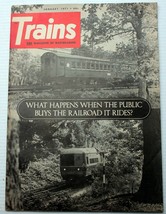 January 1971 Trains: The Magazine Of Railroading Steam/Diesel Rosters News Yarns - £7.81 GBP