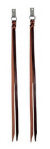 2 Sets Western Horse Saddle 24&quot; Leather Strings w/ D Ring for Trail or P... - $13.42