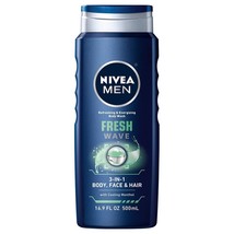 New NIVEA Men Fresh Wave Body Wash (16.9 oz) - £8.66 GBP