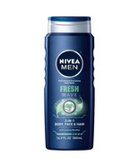 New NIVEA Men Fresh Wave Body Wash (16.9 oz) - £8.55 GBP