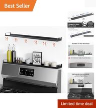 Magnetic Kitchen Spice Rack - Adjustable 30" Shelf for Easy Access and S... - $44.50