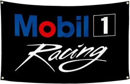 Mobil 1 Oil Flag Automotive racing 3X5ft banner Garage Wall Art Outdoor ... - $14.99