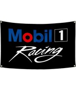 Mobil 1 Oil Flag Automotive racing 3X5ft banner Garage Wall Art Outdoor ... - $20.69 CAD