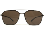 Michael Kors Sunglasses MK 1124 Matterhorn 100173 Brown Aviators Brown L... - $93.28