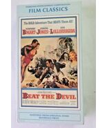 Beat the Devil ~ Humphrey Bogart, Jennifer Jones, Gina Lollobrigida ~ VHS - $2.96