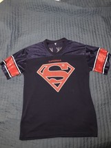 DC Superman Clark Kent Football Jersey #99 Blue Size Large - $11.88