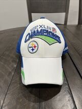 Pittsburgh Steelers 2008 Super Bowl XLIII Reebok Onfield Cap Hat - $123.27 MXN