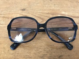 Retro Geoffrey Beene Navy Blue G802 53-15 135mm Reading Eyeglass Bifocal Frames - £47.84 GBP
