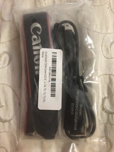 Canon Camera USB Cable HTC6700DIC/DICU6700B & EW-400D Neck Strap Combo Pack - $68.18 CAD