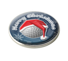 ASBRI &quot; MERRY CHRISTMAS &quot; GOLF BALL MARKER - £2.90 GBP