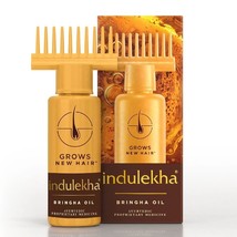 Indulekha Bringha Ayurvedic Hair Oil 100 ml, Hair Fall Control and Hair Growth - £16.34 GBP