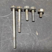 88-00 Civic Complete Thermostat Housing Case Cover Ground Bolt Set Of 5 Bolts #3 - £14.62 GBP