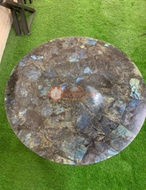  Labradorite Gems Stone Table Top for Coffee Table, Side Table, Bed side Tables - £212.95 GBP+