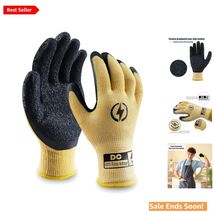 Flame Retardant 400V Insulated Electrical Work Gloves with Non-Slip Grip... - $21.73