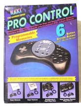 Vintage NAKI Pro Control 6 Button Arcade Action For Super Nintendo and Sega - £71.11 GBP