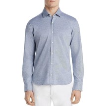 Dylan Gray Mens Blue Cotton Long Sleeve Pique Button-Down Shirt S MSRP $... - £15.71 GBP