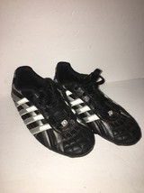 Spaulding Black/Silver Youth Unisex Soccer Cleats Shoes Size 2-Cleaned-S... - £9.25 GBP