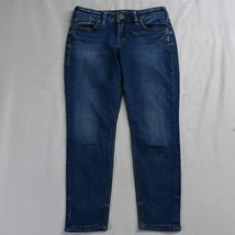 Silver 27 x 25 Suki Skinny Crop Medium Stretch Denim Womens Jeans - £11.79 GBP