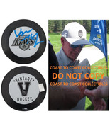 Wayne Gretzky signed Los Angeles Kings logo Hockey Puck exact proof COA ... - $494.99