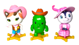 Disney Sheriff Callie Cat Cactus Toby &amp; Priscilla Skunk Wild West Figure Toy Lot - £7.01 GBP