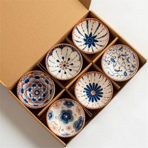 Ceramic Japanese Style Cute Tableware Set Underglaze Color Process Fruit... - $1,407.82 MXN
